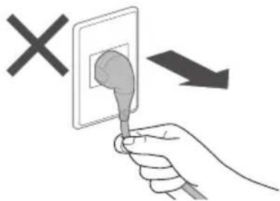 PANASONIC NA-FD11AR1 - Do not hold or pull on the cord. - 1