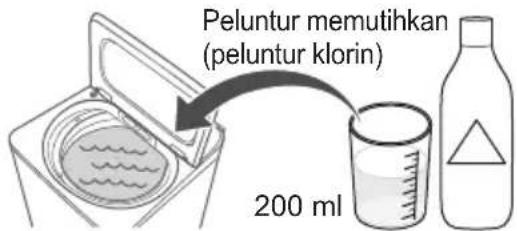 Peluntur memutihkan (peluntur klorin) 200 ml