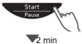 Start Pause 2 min