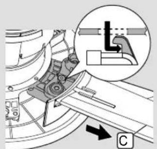 PANASONIC F-M15GW - Memasang Bilah Kipas - 3