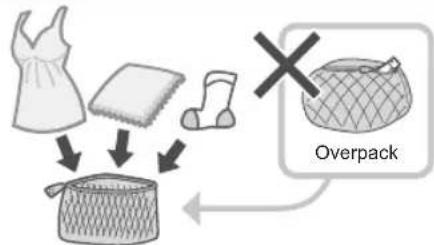 PANASONIC NA-W14XG1 - Laundry Preparation and Check - 8