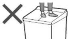 PANASONIC NA-W14XG1 - May cause injury or property damage. - 2