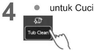 4 untuk Cuci Tub Clean