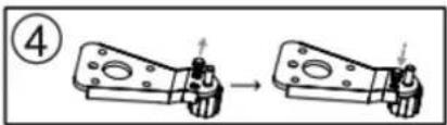 Scandomestic SKF334WE - DOOR REVERSAL INSTRUCTIONS - 10
