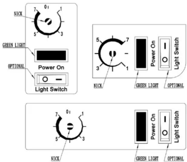Scancool IC310D - Mekanisk termostat: - 1