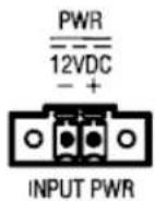 AMX SDX-514M-DX - INPUT POWER Connector (SDX-41x-DX and SDX-810-DX only) - 1