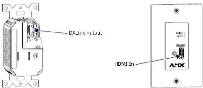 DXLink output HDMI In