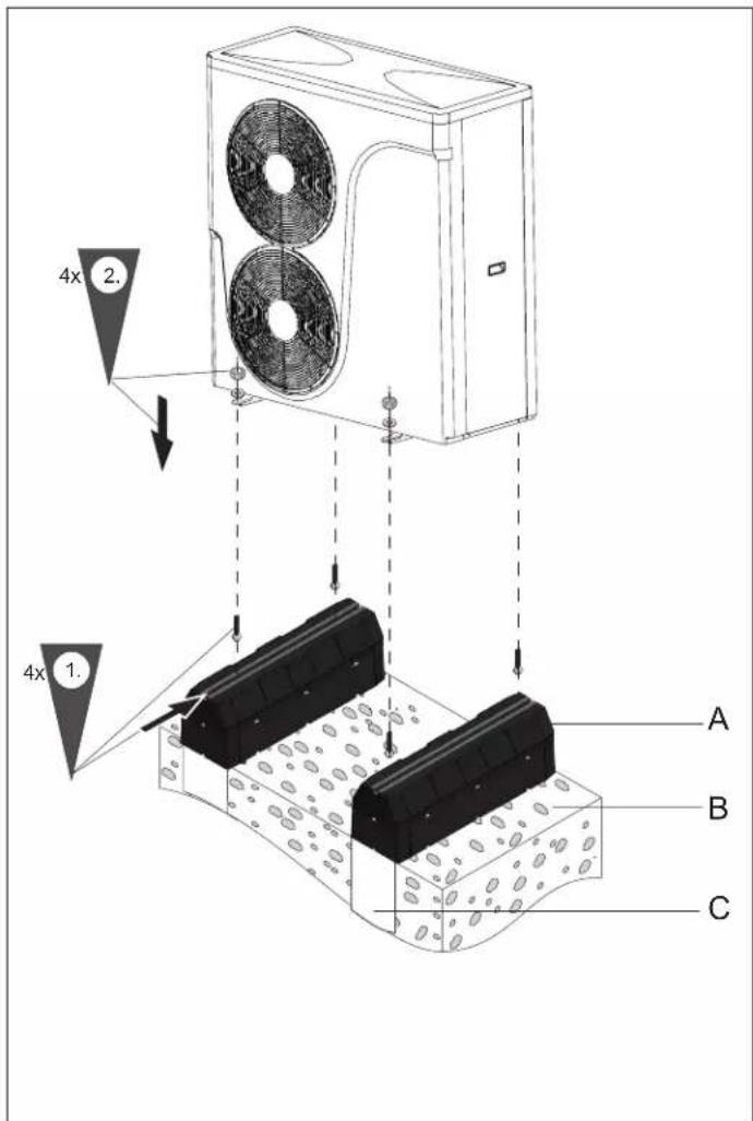 KOSPEL HPM2.C-16 - Bed mounting with strut - 3