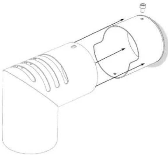 ADURO B3 - Mounting the flue pipe on Aduro B3 - 8