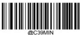 Newland FM550 - Set Length Range for Code 39 - 1