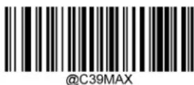 Newland FM550 - Set Length Range for Code 39 - 2