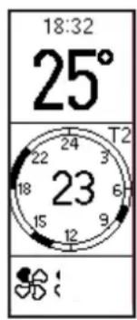 18:32 25° 24 T2 23 18 3 15 6 12 9 ✿ :