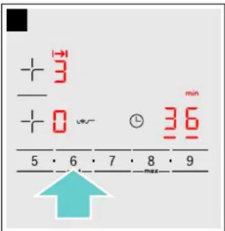 BOSCH PIE611FC5Z - Indstilling: - 2