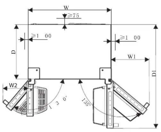GORENJE NRS9EVXB1 - Udluftning omkring apparatet - 2