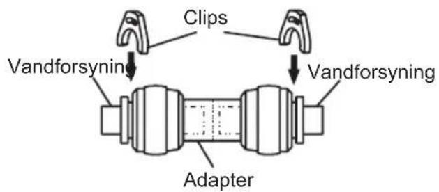 Clips Vandforsyning Vandforsyning Adapter