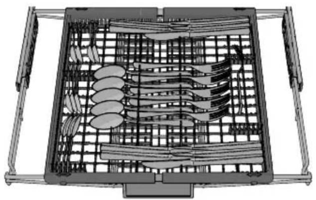 GORENJE GV643D90 - Верхний лоток для столовых приборов - 1