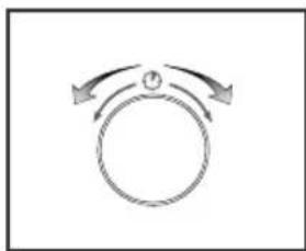 Simple circular diagram with curved arrows indicating rotation or direction (no text or symbols).