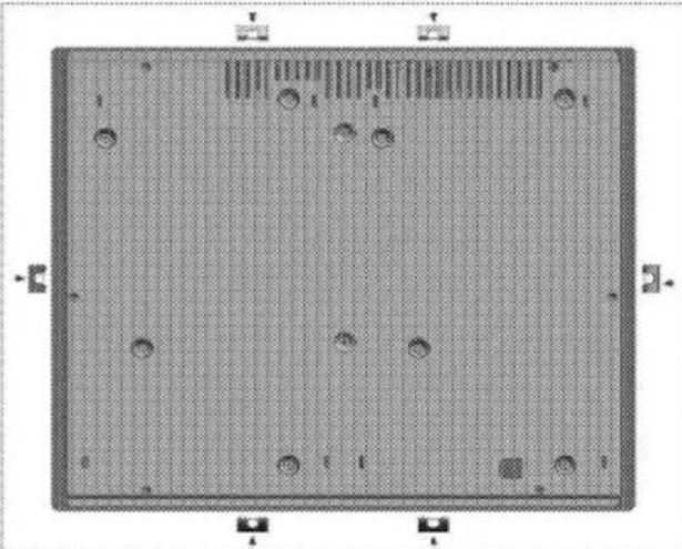 GRUNDIG GIEI 627410 HF - Set bagfra (tilslutningshuller) - 1