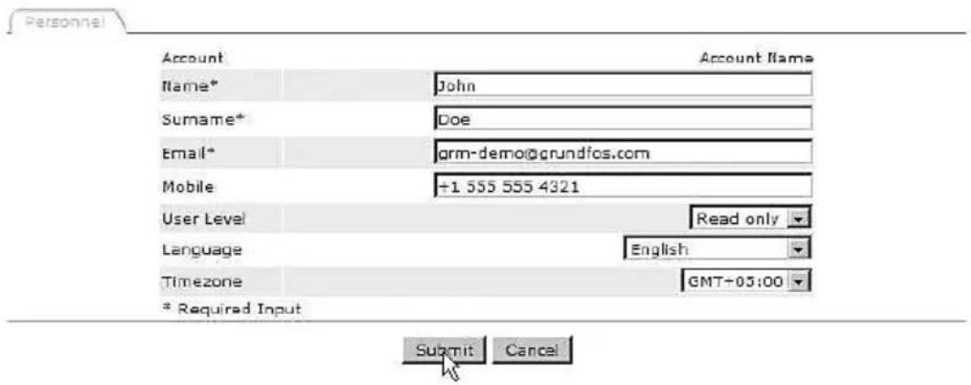 Grundfos CIM 060 - Admin, user administration - 2