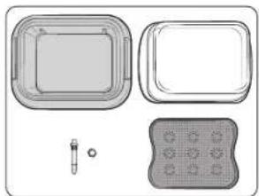 SAMSUNG NV7B5785JAK - Montowanie pojemnika parowego (tylko w określonych modelach) - 1