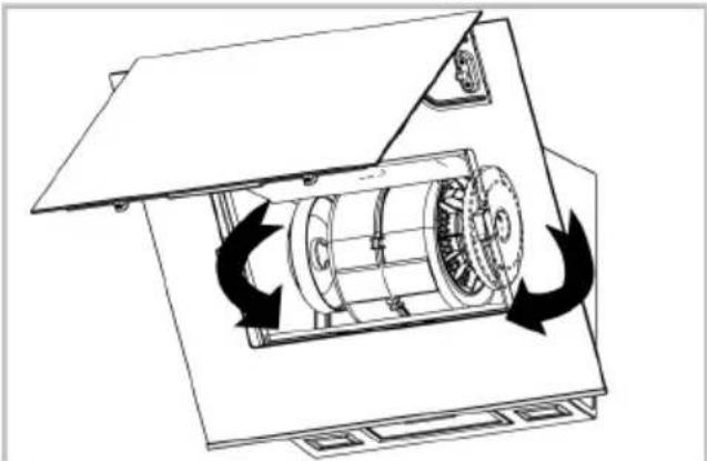 GRUNDIG GDSP2485BBSCH - Hiilisuodattimien poistaminen - 2