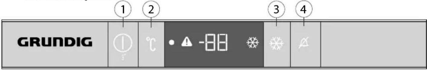 1 2 3 4 GRUNDIG ℃ -88