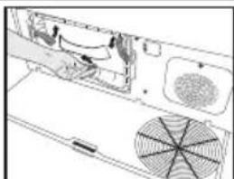GRUNDIG GT55924CW - Cleaning the condenser - 2