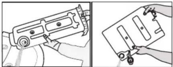 GRUNDIG GT55924CW - Esvaziar o reservatório de água - 2