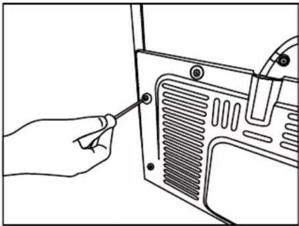 GRUNDIG GSBS13320FGB - Fästning av plastkilar - 1