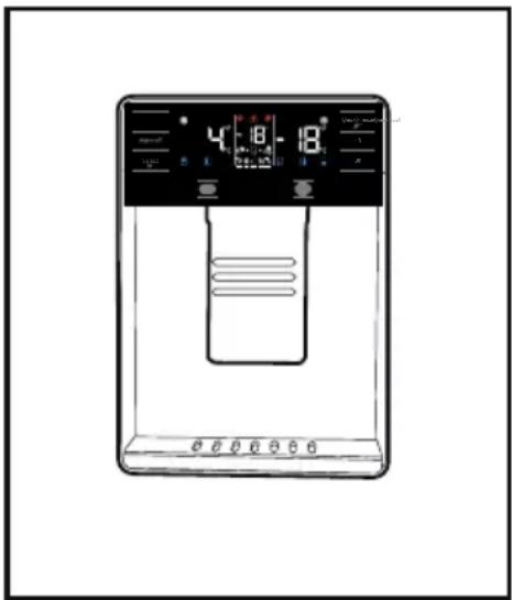 GRUNDIG GQN21220X - Uso de dispensador de água interno e dispensador de água na porta - 2