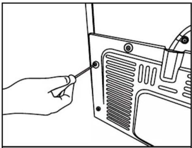 GRUNDIG GQN21220X - Fijación de las cuñas de plástico - 1