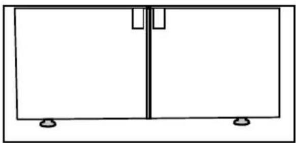 GRUNDIG GQN21220X - 3.3\* Ajustar os pés - 1