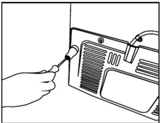 GRUNDIG GQN21220X - Τοποθέτηση των πλαστικών αποστατών - 2