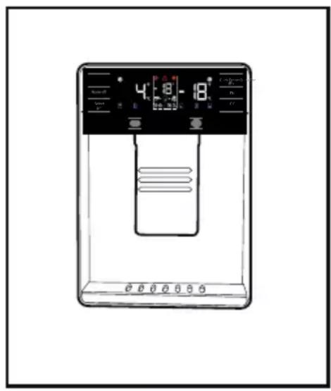 GRUNDIG GQN21220X - Vattendispenser vid dörren(på vissa modeller) - 1