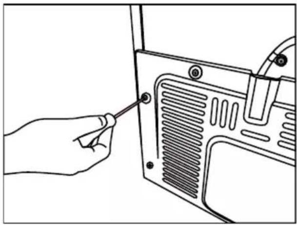 GRUNDIG GSBS15720X - Fissaggio dei cunei in plastica - 2