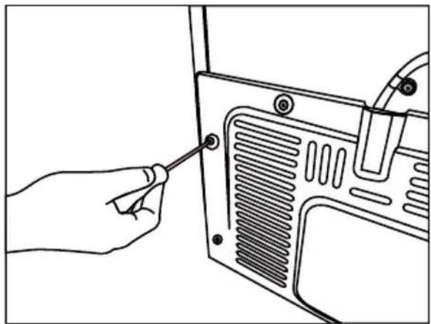 GRUNDIG GSBS15720X - Fissaggio dei cunei in plastica - 1