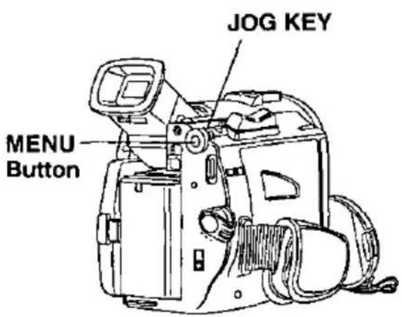 JOG KEY MENU Button