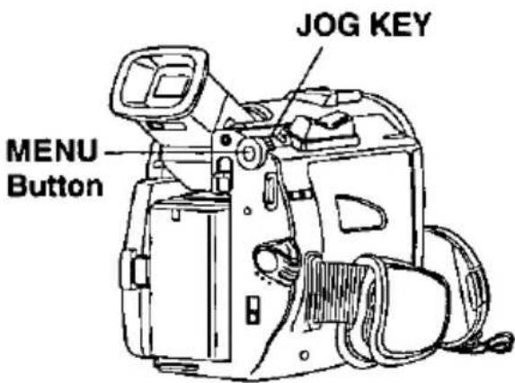 JOG KEY MENU Button