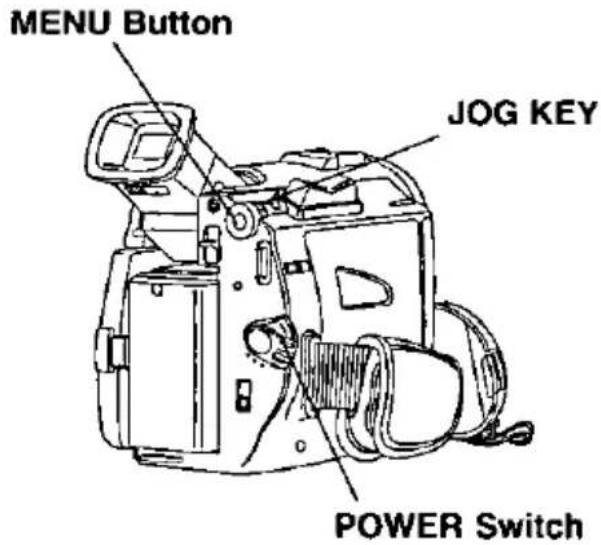 MENU Button JOG KEY POWER Switch