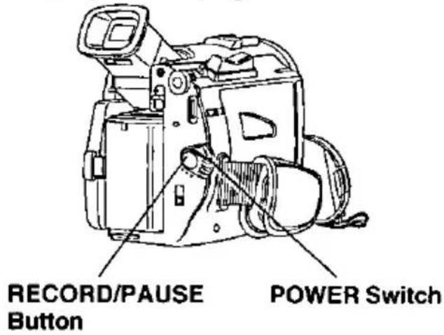 RECORD/PAUSE Button POWER Switch