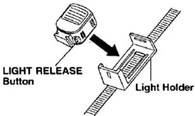 LIGHT RELEASE Button Light Holder