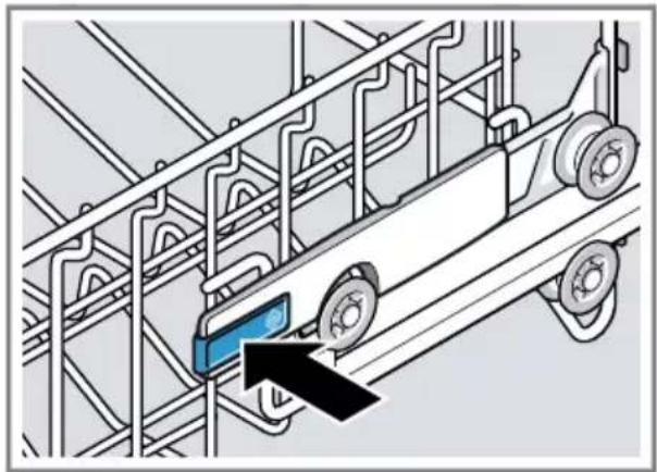 SIEMENS SN15ZS80CS - Indstilling af overkurven med sidearme - 1