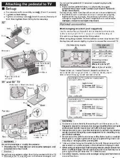 Attaching the pedestal to TV Setup ■ Security with safety monitoring (Safety monitor) ■ Security with safety monitoring (Safety monitor) or safety monitoring (Safety monitor) 32° 35° and 50° TV Optional accessories Wear-landing installed (not applicable) ■ Wear-landing installed (not applicable) ■ Wearing received ■ Wearing received ■ Wearing received ■ Wearing received ■ Wearing received ■ Wearing received ■ Wearing received ■ Wearing received ■ Wearing received ■ Wearing received ■ Wearing received ■ Wearing received ■ Wearing received ■ Wearing received ■ Wearing received ■ Wearing received ■ Wearing received ■ Wearing received ■ Wearing received ■ Wearing received ■ Wearing received