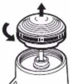 PANASONIC ES6850 - Remove the inner blade block from the outer foil. - 1