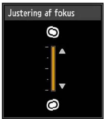 Justering af fokus