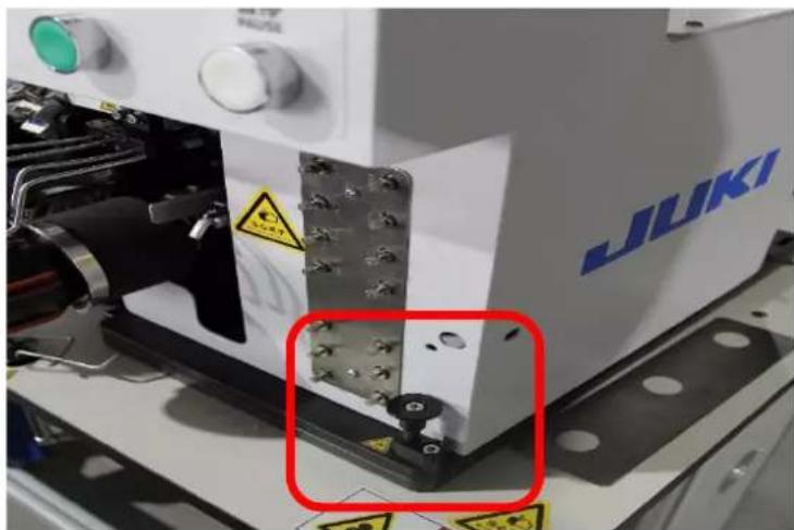 JUKI AG-120 - 3、Machine Component Position Adjustment - 1