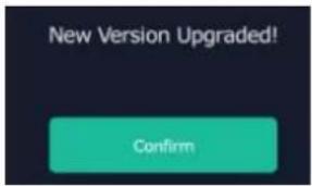New Version Upgraded! Confirm