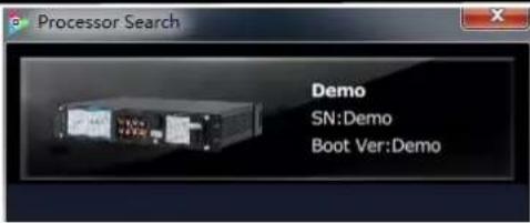 Processor Search Demo SN:Demo Boot Ver:Demo