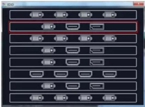 Screenshot of a network switch panel with labeled ports and connectors, highlighting one port highlighted in red.
