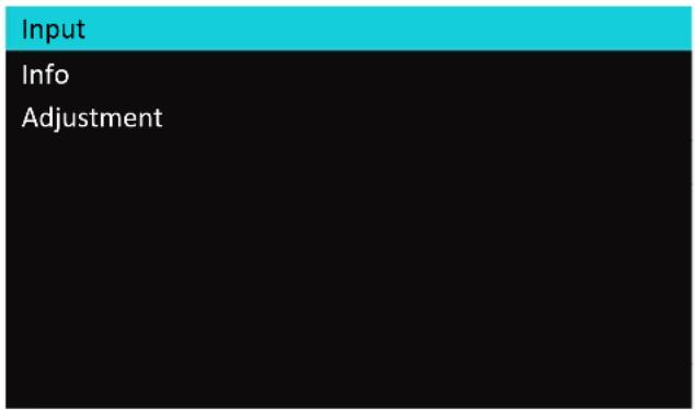 Input Info Adjustment
